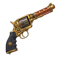 Steampunk Cylinder Revolver