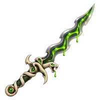 Serpentine Poison Dagger-Sword